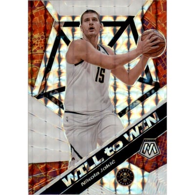 2019-20 Panini Mosaic Will to Win Mosaic #9 Nikola Jokic