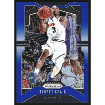 2019-20 Panini Prizm Prizms Blue #87 Torrey Craig