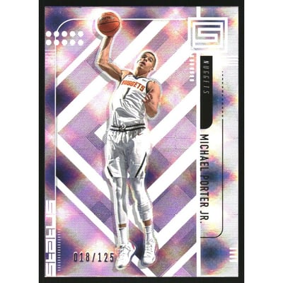 2019-20 Panini Status White Diamonds #66 Michael Porter Jr.