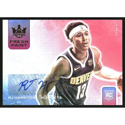 2020-21 Court Kings Fresh Paint Autographs #40 RJ Hampton/149