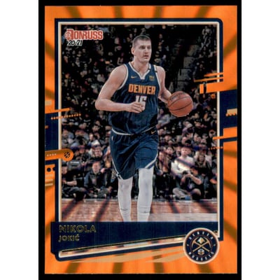 2020-21 Donruss Holo Orange Laser #7 Nikola Jokic