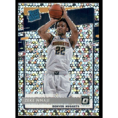 2020-21 Donruss Optic Fast Break Holo #172 Zeke Nnaji RR