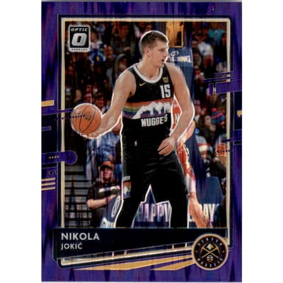2020-21 Donruss Optic Purple Shock #96 Nikola Jokic