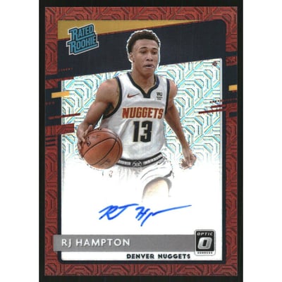 2020-21 Donruss Optic Rated Rookies Signatures Choice #174 RJ Hampton