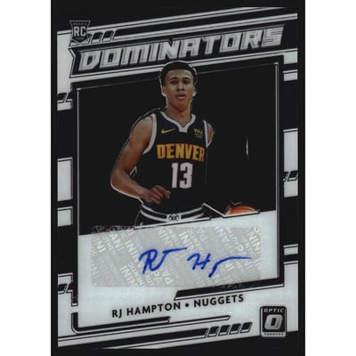 2020-21 Donruss Optic Rookie Dominators Signatures #23 RJ Hampton