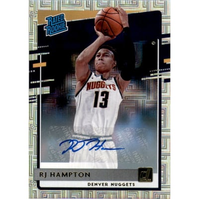 2020-21 Donruss Rated Rookies Signatures Choice #237 RJ Hampton