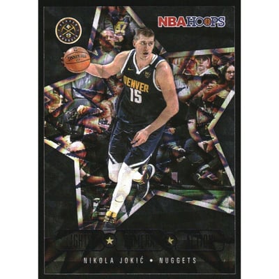 2020-21 Hoops Lights Camera Action Purple Explosion #16 Nikola Jokic