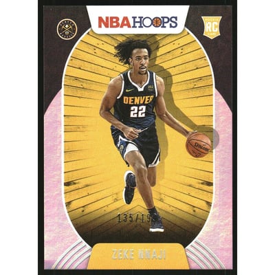 2020-21 Hoops Silver #235 Zeke Nnaji