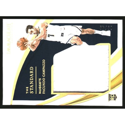 2020-21 Immaculate Collection The Standard Relics #35 Facundo Campazzo/49