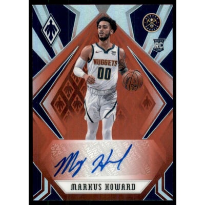 2020-21 Panini Chronicles Phoenix Rookie Autographs Red #4 Markus Howard