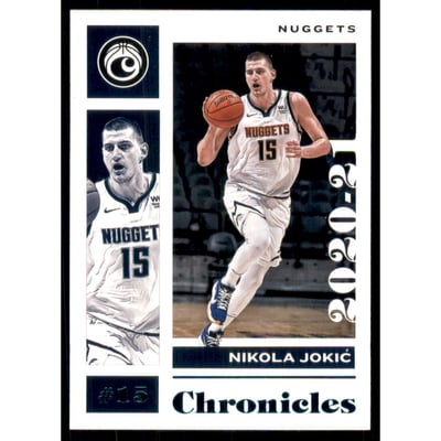 2020-21 Panini Chronicles Teal #43 Nikola Jokic