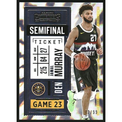 2020-21 Panini Contenders Semifinal Ticket #65 Jamal Murray
