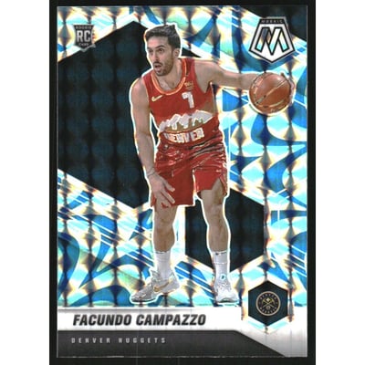 2020-21 Panini Mosaic Mosaic Reactive Blue #237 Facundo Campazzo