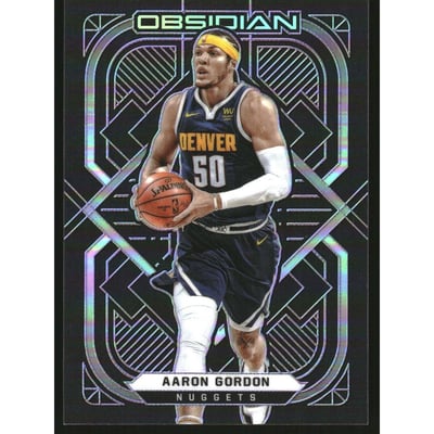 2020-21 Panini Obsidian Electric Etch Purple #33 Aaron Gordon/99