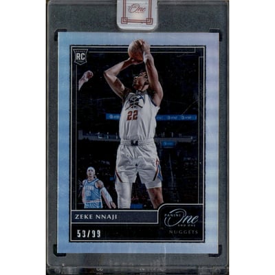 2020-21 Panini One and One #116 Zeke Nnaji RC