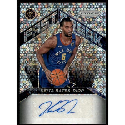 2020-21 Panini Prizm Fast Break Autographs #2 Keita Bates-Diop