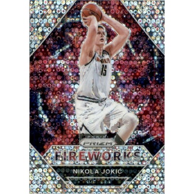 2020-21 Panini Prizm Fireworks Fast Break #7 Nikola Jokic