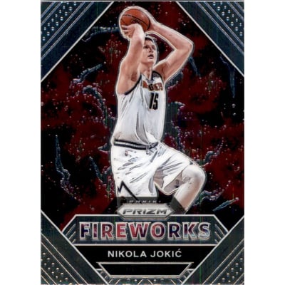 2020-21 Panini Prizm Fireworks #7 Nikola Jokic
