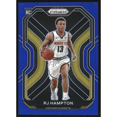 2020-21 Panini Prizm Prizms Blue #286 RJ Hampton