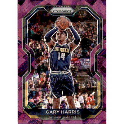 2020-21 Panini Prizm Prizms Purple Ice #16 Gary Harris