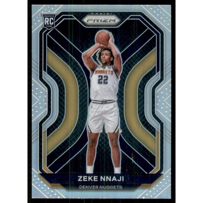 2020-21 Panini Prizm Prizms Silver #266 Zeke Nnaji