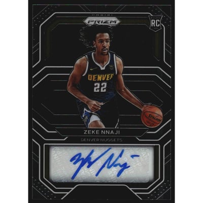2020-21 Panini Prizm Rookie Penmanship #21 Zeke Nnaji