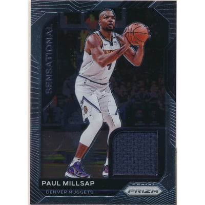 2020-21 Panini Prizm Sensational Swatches #15 Paul Millsap