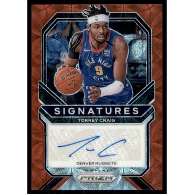 2020-21 Panini Prizm Signatures Prizms Choice #1 Torrey Craig