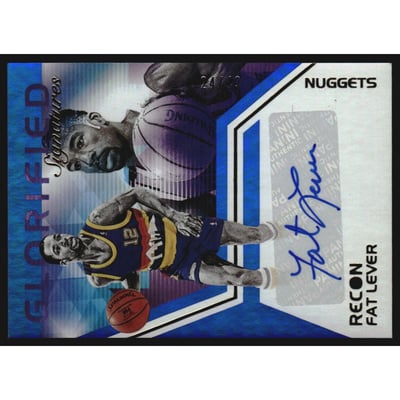 2020-21 Panini Recon Glorified Signatures Blue #39 Fat Lever/49