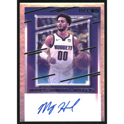 2020-21 Panini Recon Rookie Recon Signatures #39 Markus Howard