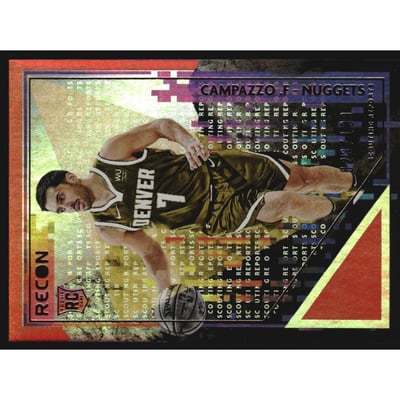 2020-21 Panini Recon Scouting Reports Red #17 Facundo Campazzo