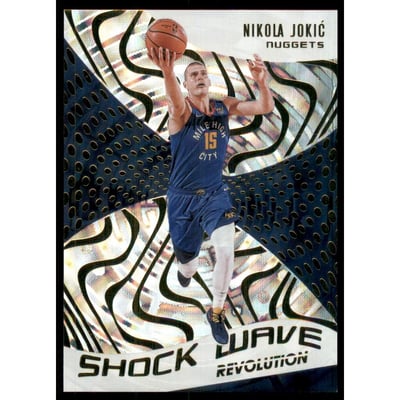2020-21 Panini Revolution Shock Wave Fractal #24 Nikola Jokic