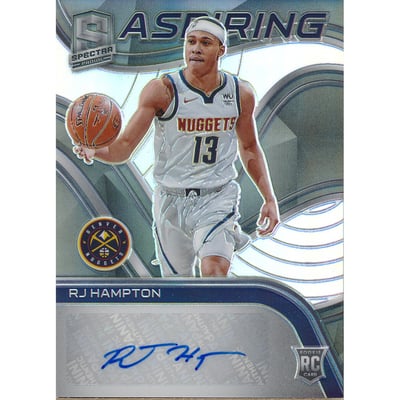 2020-21 Panini Spectra Aspiring Autographs #28 RJ Hampton/49