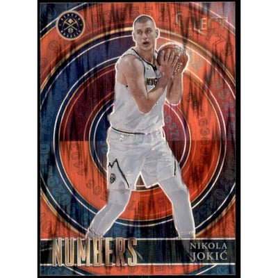 2020-21 Select Numbers Prizms Red #36 Nikola Jokic