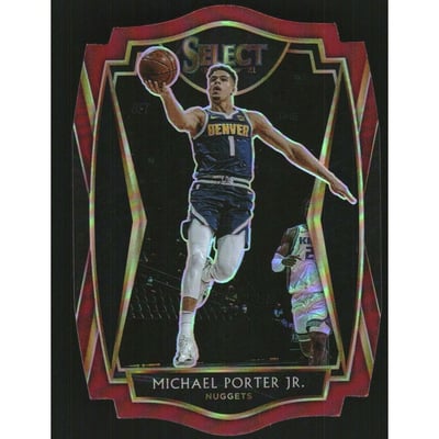 2020-21 Select Prizms Maroon Die Cut #106 Michael Porter Jr.