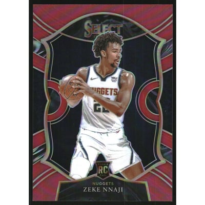 2020-21 Select Prizms Red #82 Zeke Nnaji