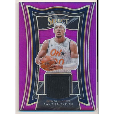 2020-21 Select Selective Swatches Prizms Purple #36 Aaron Gordon/99