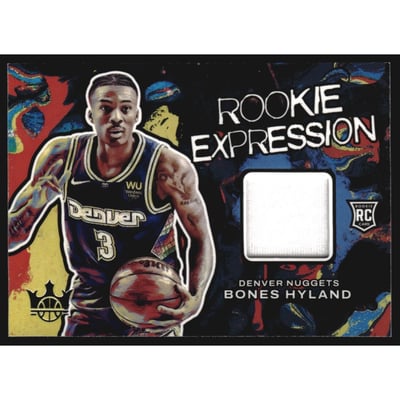 2021-22 Court Kings Rookie Expression Memorabilia #26 Bones Hyland