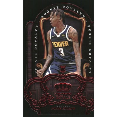2021-22 Crown Royale Rookie Royalty Asia Red #39 Bones Hyland