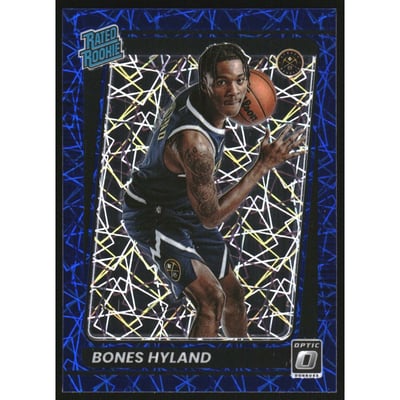 2021-22 Donruss Optic Blue Velocity #194 Bones Hyland