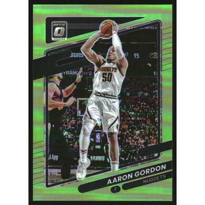 2021-22 Donruss Optic Lime Green #140 Aaron Gordon