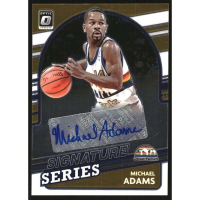 2021-22 Donruss Optic Signature Series #37 Michael Adams