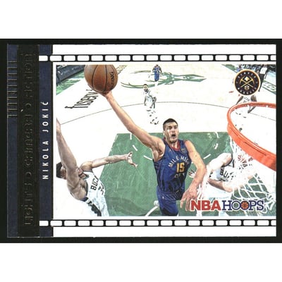 2021-22 Hoops Lights Camera Action Holo #13 Nikola Jokic