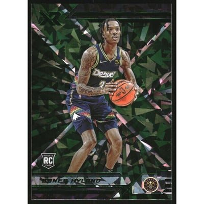 2021-22 Panini Chronicles Green Ice #374 Bones Hyland/XR
