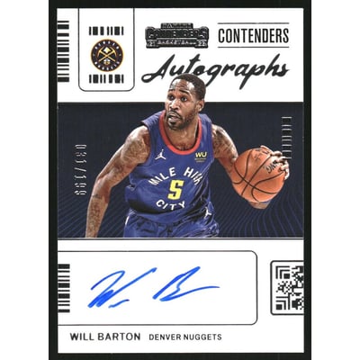 2021-22 Panini Contenders Autographs #29 Will Barton/199