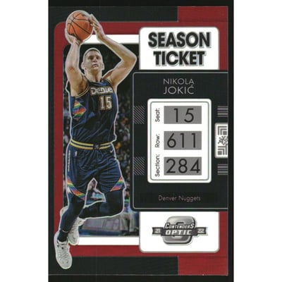 2021-22 Panini Contenders Optic Red #71 Nikola Jokic