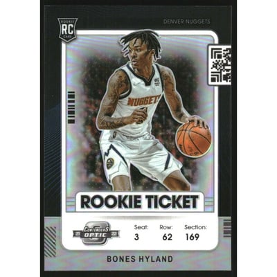 2021-22 Panini Contenders Optic Rookies Silver #9 Bones Hyland
