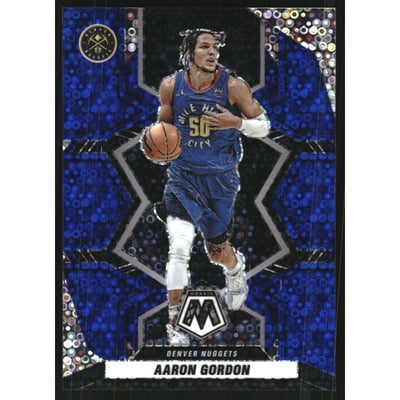 2021-22 Panini Mosaic Mosaic Fast Break Blue #56 Aaron Gordon