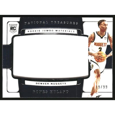 2021-22 Panini National Treasures Rookie Jumbo Materials #4 Bones Hyland