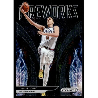 2021-22 Panini Prizm Fireworks #5 Nikola Jokic